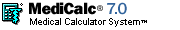 MediCalculator 7.0 Website