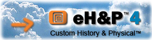 eH&P 'custom History & Physical'